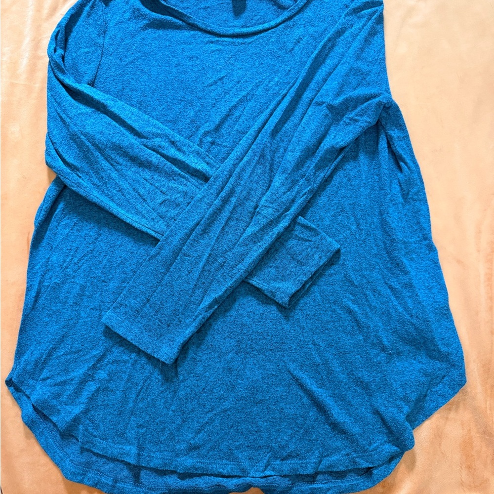 Old Navy Vibrant Blue Long Sleeve Top